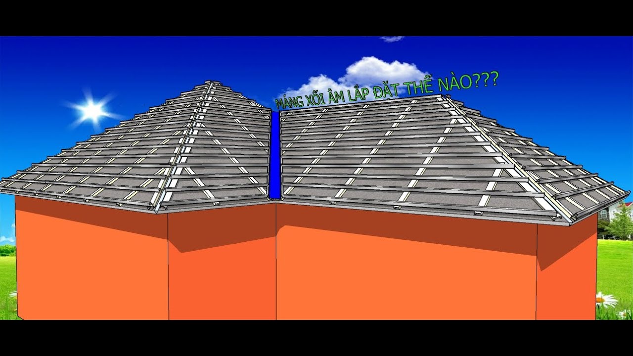 Máng xối âm - Lắp đặt như thế nào?