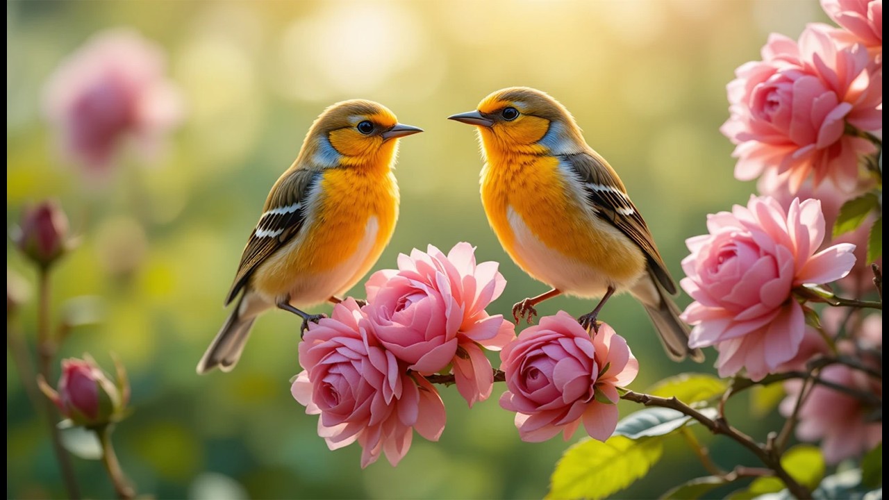 🕊️ Peaceful Piano & Birds Singing – Relax, Study, Sleep & Clear Your Mind ☘️🎼