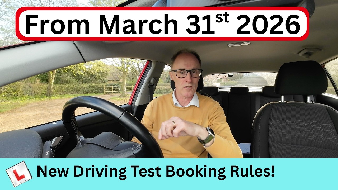 New Rules Booking Driving Tests 2026