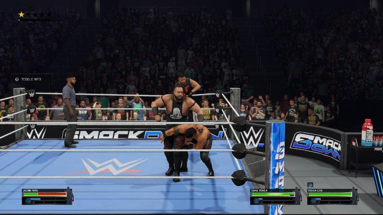 Jacob Fatu vs Tama Tonga And Tonga Loa royal rumble qual