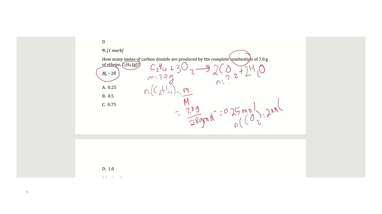 Tips and Tricks to solving IB Chemistry Paper 1 questions (sample 1)