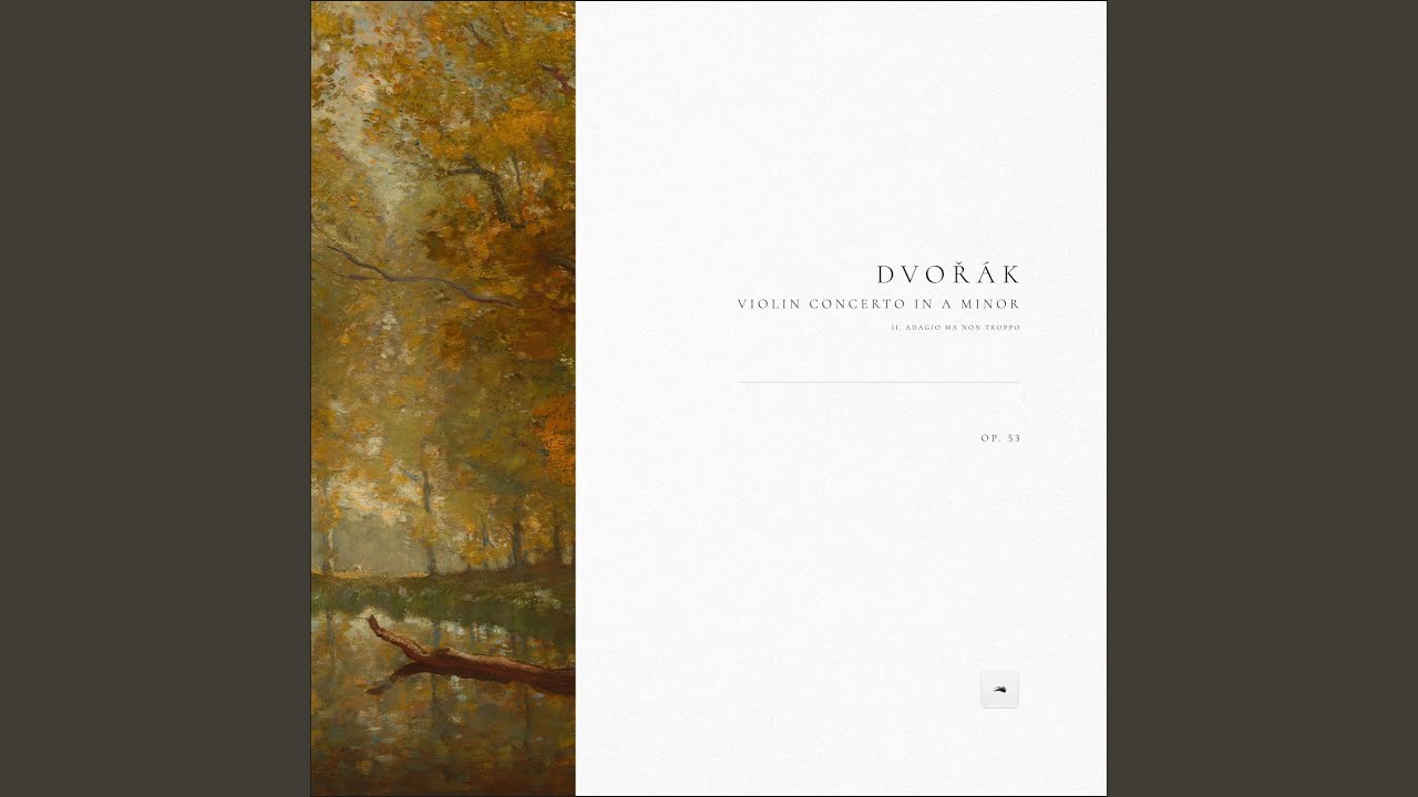 Violin Concerto in A Minor, Op. 53: II. Adagio ma non troppo (Live)