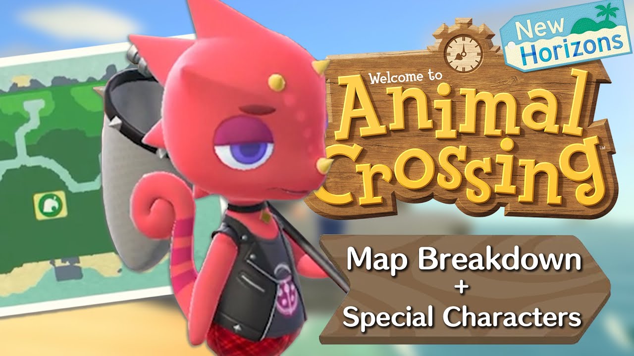 Map Breakdown & Special Characters! - Animal Crossing New Horizons Direct Breakdown