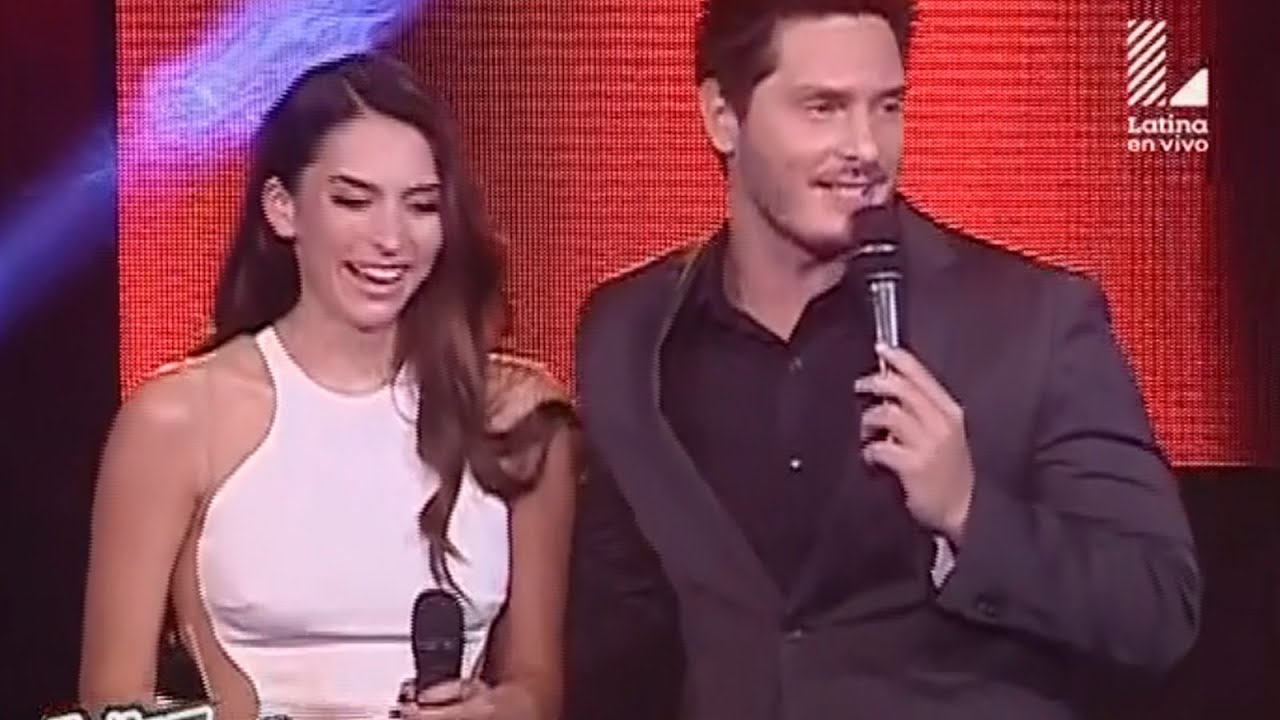 LA VOZ PERÚ 18-12-14 GENESIS RODRIGUEZ, HIJA DEL PUMA EN EL PROGRAMA