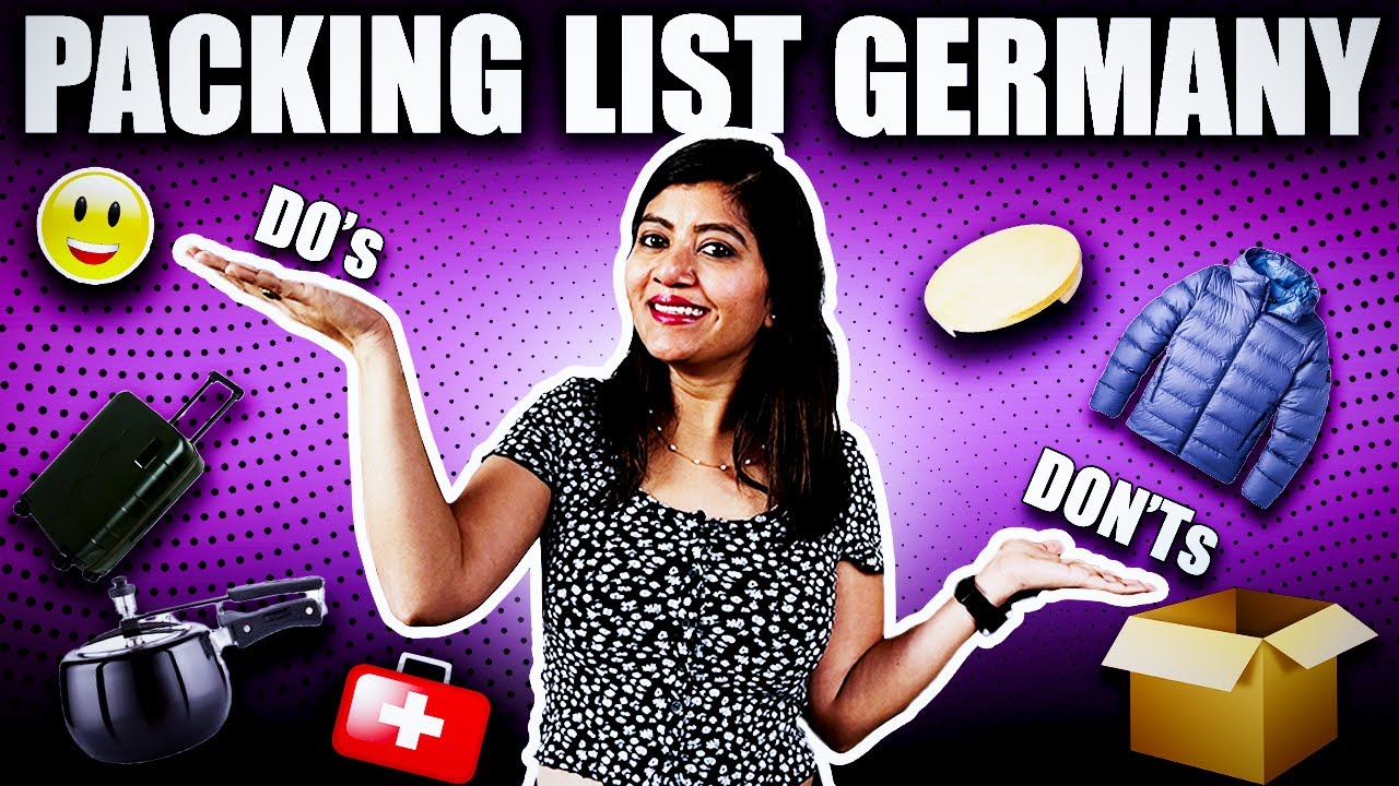 PACKING LIST for Germany from India | COMPLETE Packing Checklist | Moving to Germany as a Student