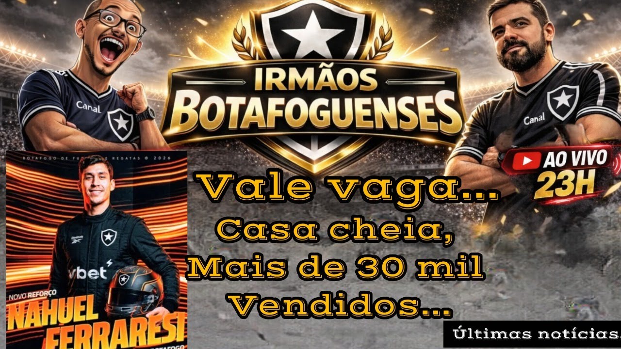 VALE VAGA/CASA CHEIA/MAIS DE 30 MIL INGRESSOS VENDIDOS...