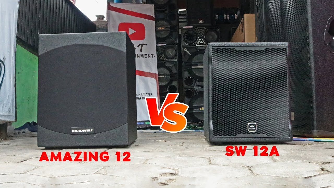 Subwoofer Hardwell Amazing 12inc VS Wisdom 12 SW