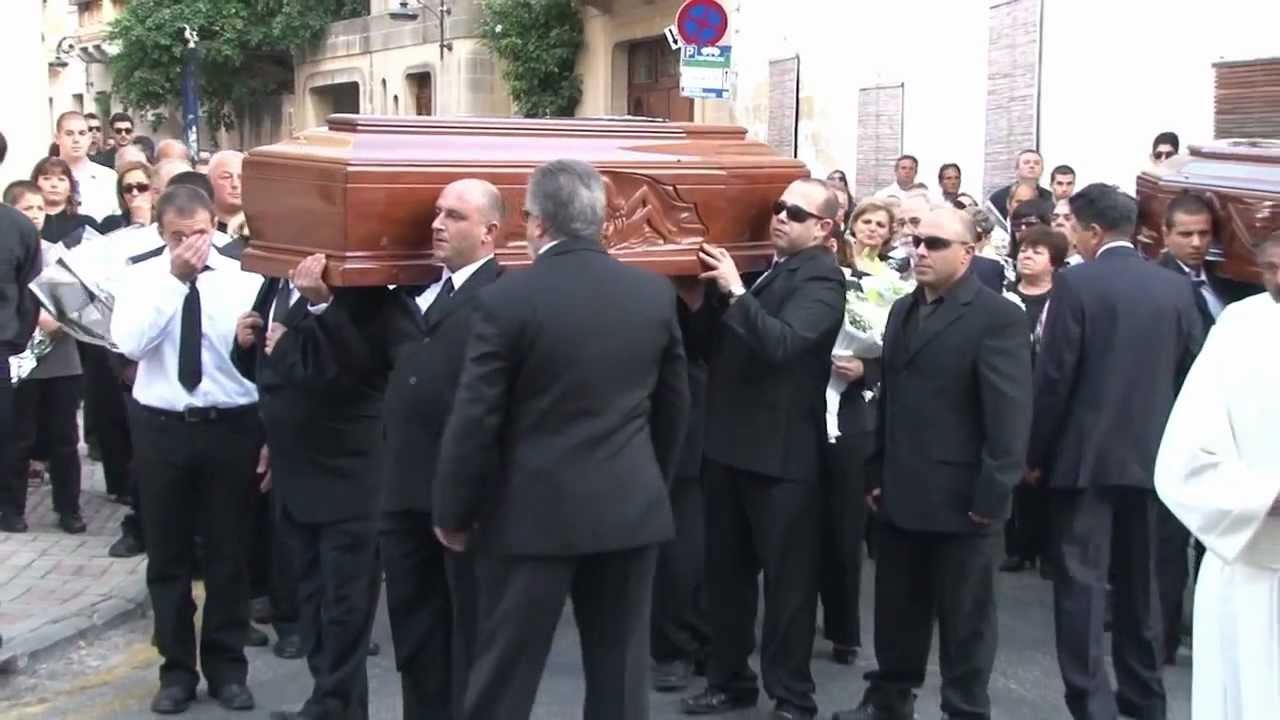 George Gatt_Giuseppi Cini funeral at Fontana.