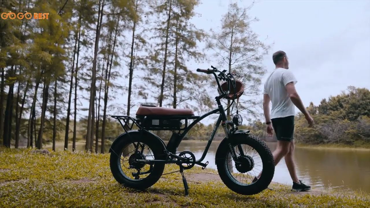 New Electric Bike for GOGOBEST 2000W Dual Motors 50KM/H Electric Mountain Bike GF750.