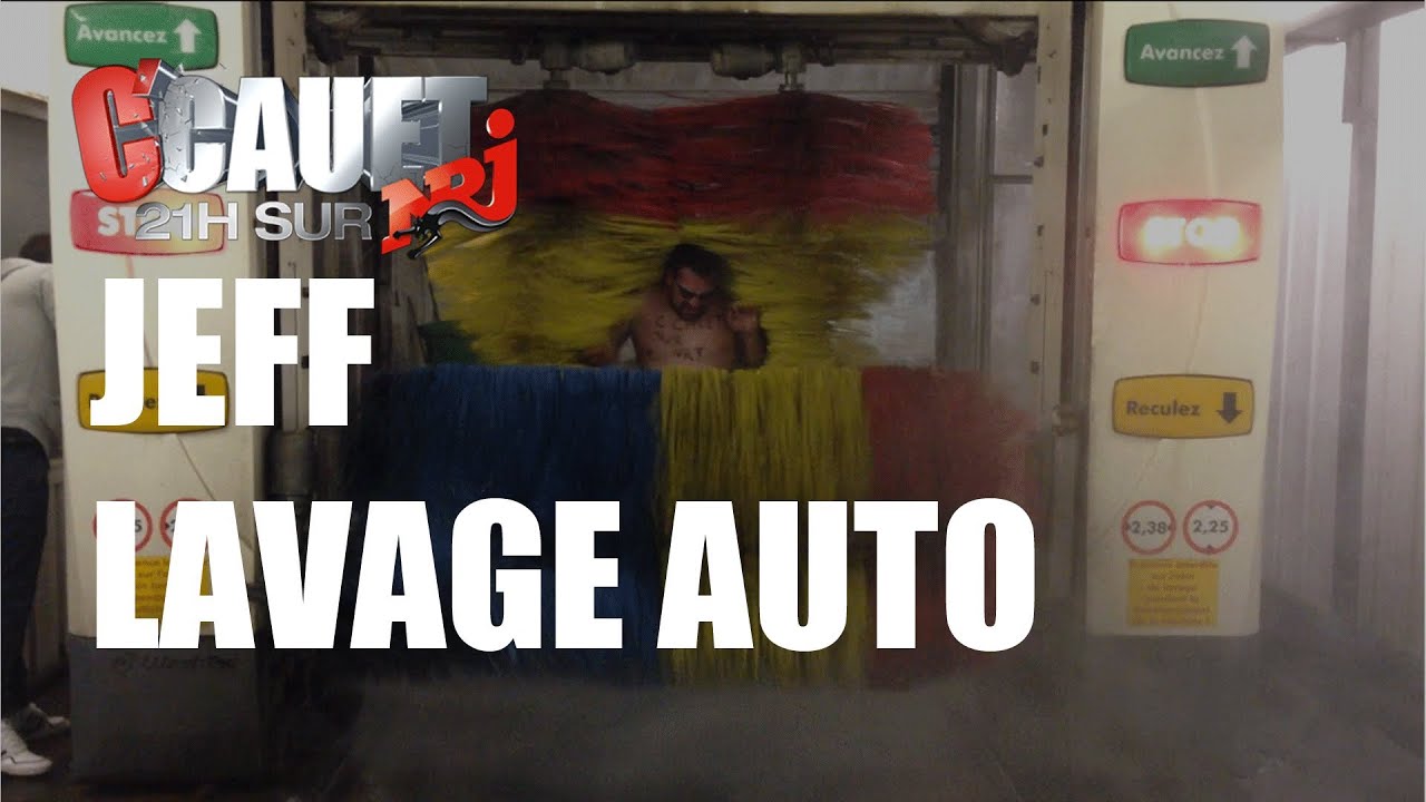 Jeff se fait défoncer par une grosse machine de lavage auto ! - C'Cauet sur NRJ