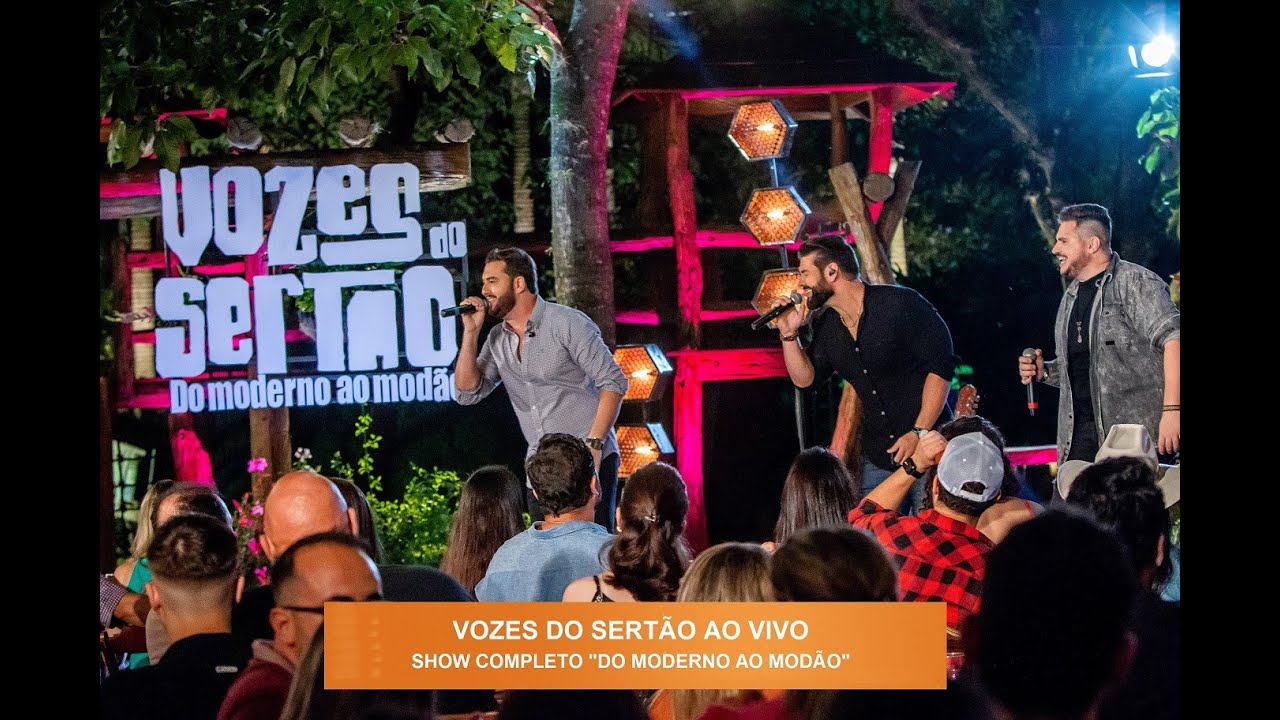 VOZES DO SERT&Atilde;O DO MODERNO AO MOD&Atilde;O AO VIVO - SHOW COMPLETO DVD