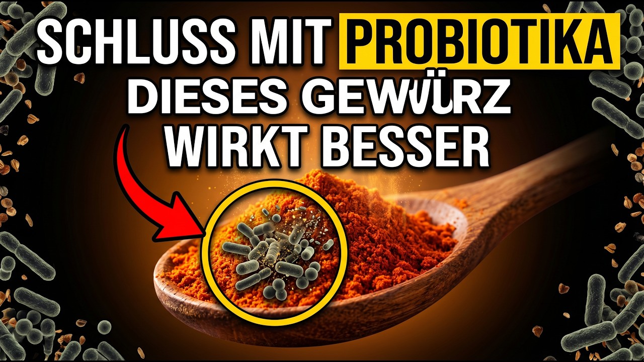 SCHLUSS mit Probiotika! Dieses 1 Gew&uuml;rz T&Ouml;TET schlechte Darmbakterien sofort | Studien beweisen es