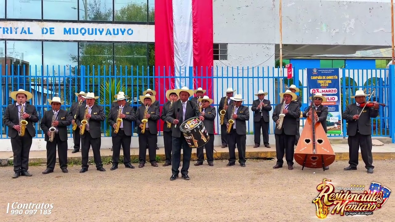 ORQUESTA RESIDENCIALES DEL MANTARO MIX SANTIAGO 2025 MUQUIYAUYO 