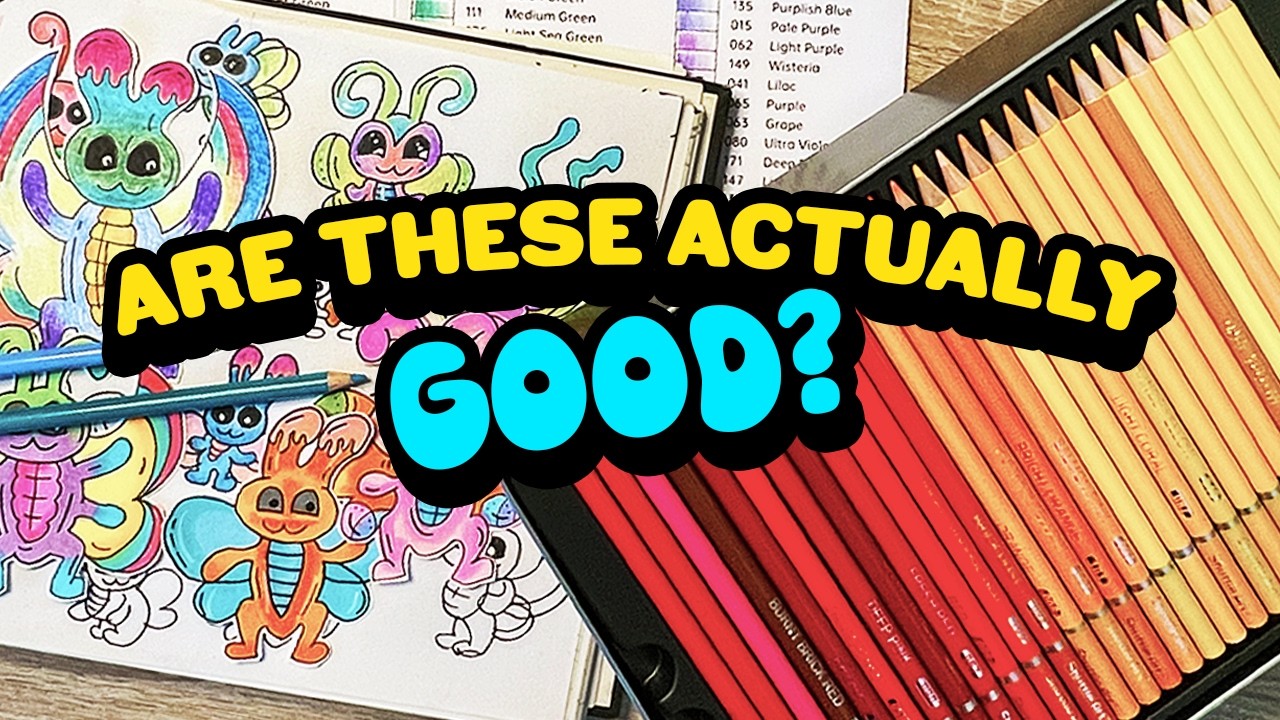 Unboxing Shuttle Art Colored Pencils Review | Artist Test & Coloring Results
