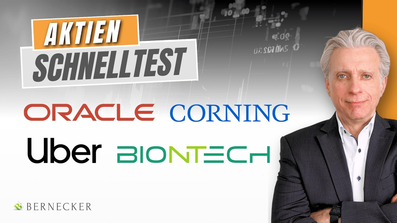 BioNTech vor &Uuml;bernahme? + Oracle zeigt echte KI-Gewinne! Au&szlig;erdem Uber & Corning
