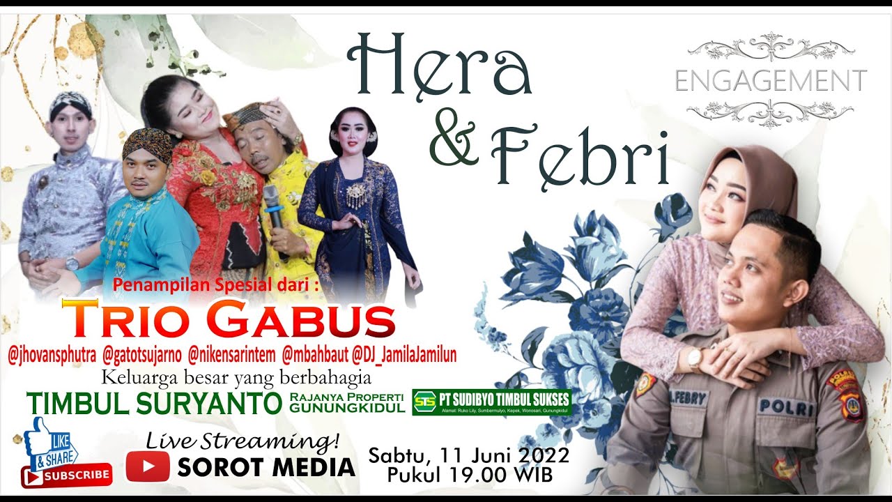 [LIVE STREAM] GATOT NIKEN MBAH BAUT  DJ JAMILAJAMILUN JHOVANZPHUTRA | The Engagement of Hera & Febri