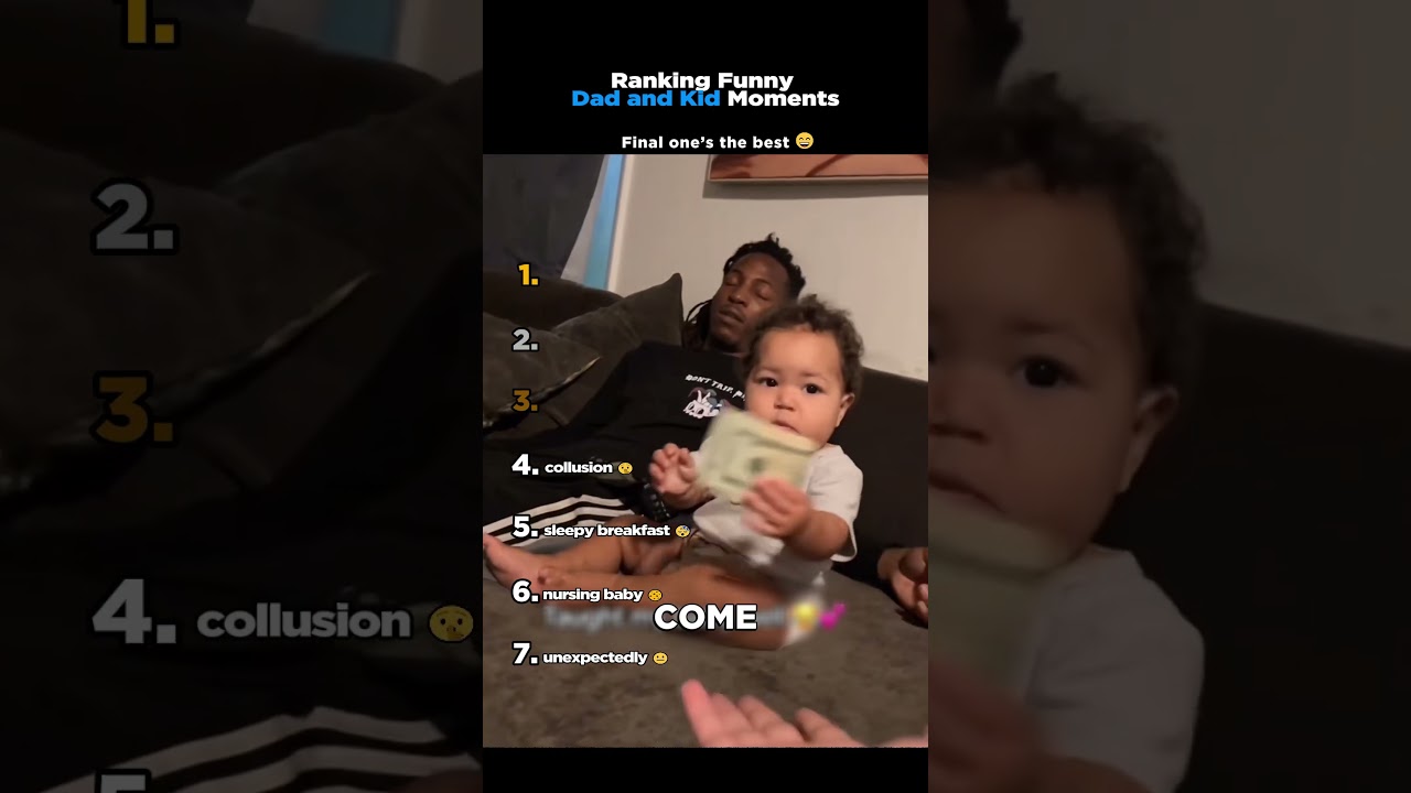 Ranking Funny Dad and Kid Moments 😂👨‍👧