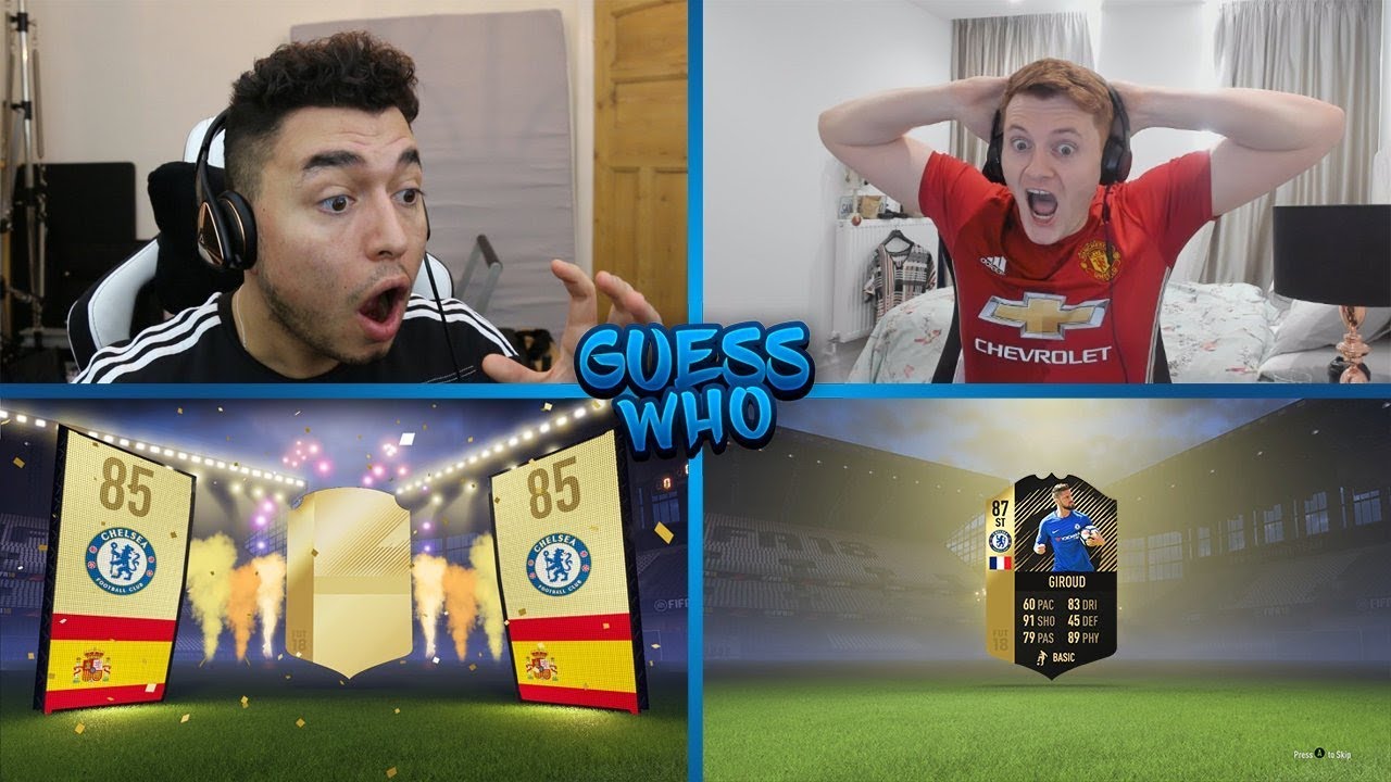 THE PACK KING 👑 GUESS WHO FIFA vs CapGunTom 🔥 (GUESS WHO PACKS)