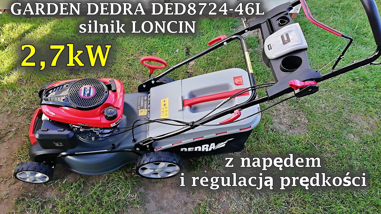 Kosiarka spalinowa z napędem i regulacją prędkości 2,7kW GARDEN DEDRA DED8724-46L silnik LONCIN