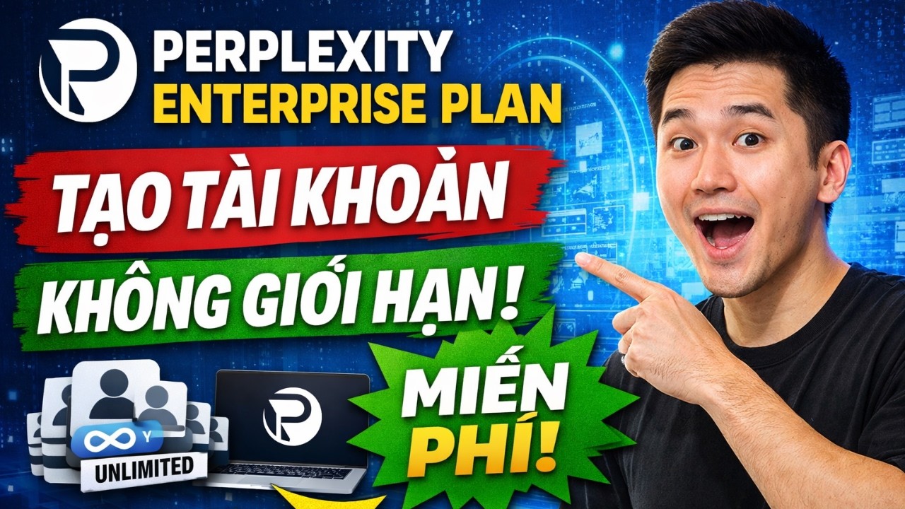 Perplexity Enterprise Plan – Hướng Dẫn Tạo Account Không Giới Hạn (FREE) | Hemy Shop