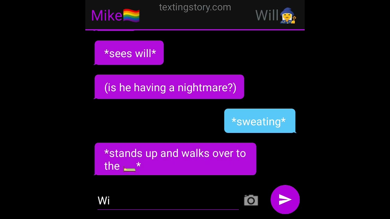 Byler texting story | The Sleepover (CRINGE AF)