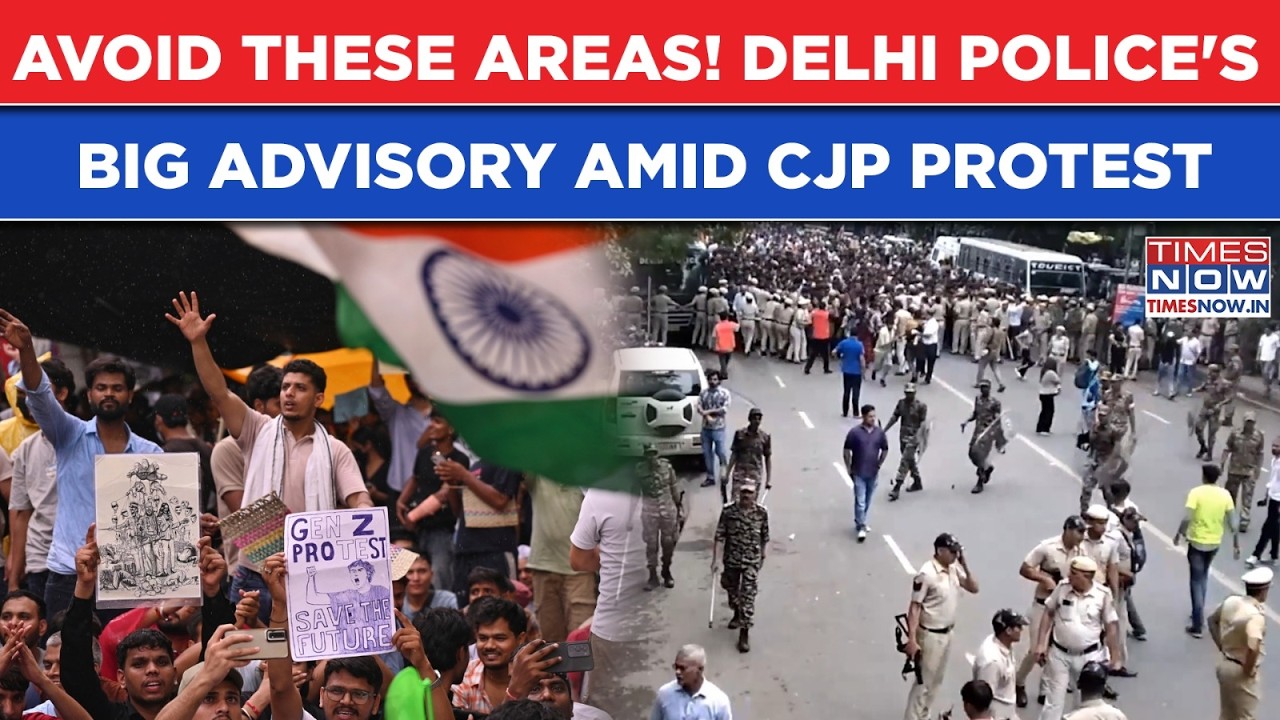CJP Protest: Delhi Police Alert Cabs, Delivery Apps & Public Amid 'Cockroaches' Demonstration