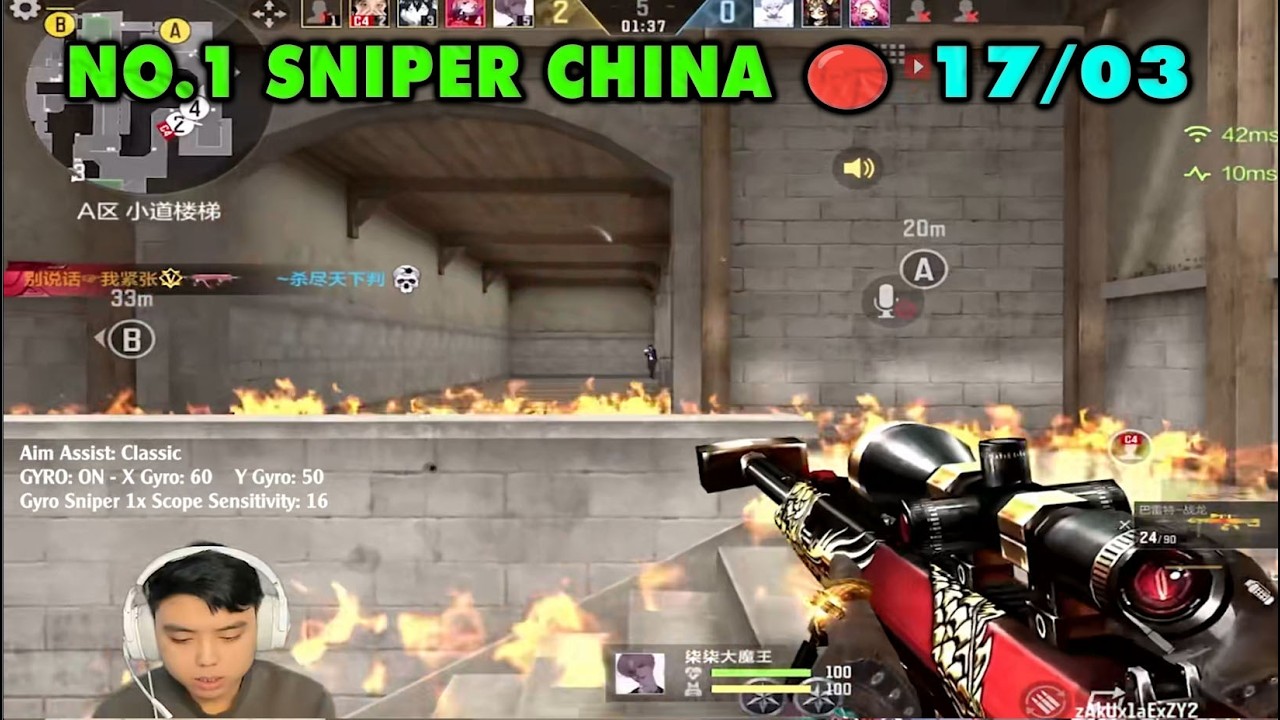 CrossFire: Legends LIVE🔴 Best Sniper China SoloQ Rank 17/03 - CF Mobile China