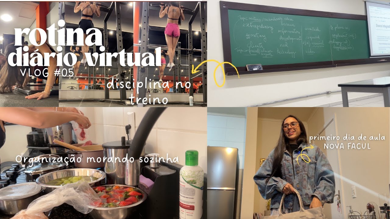 vlog: semana de rotina nova | faculdade, estudos, morando sozinha