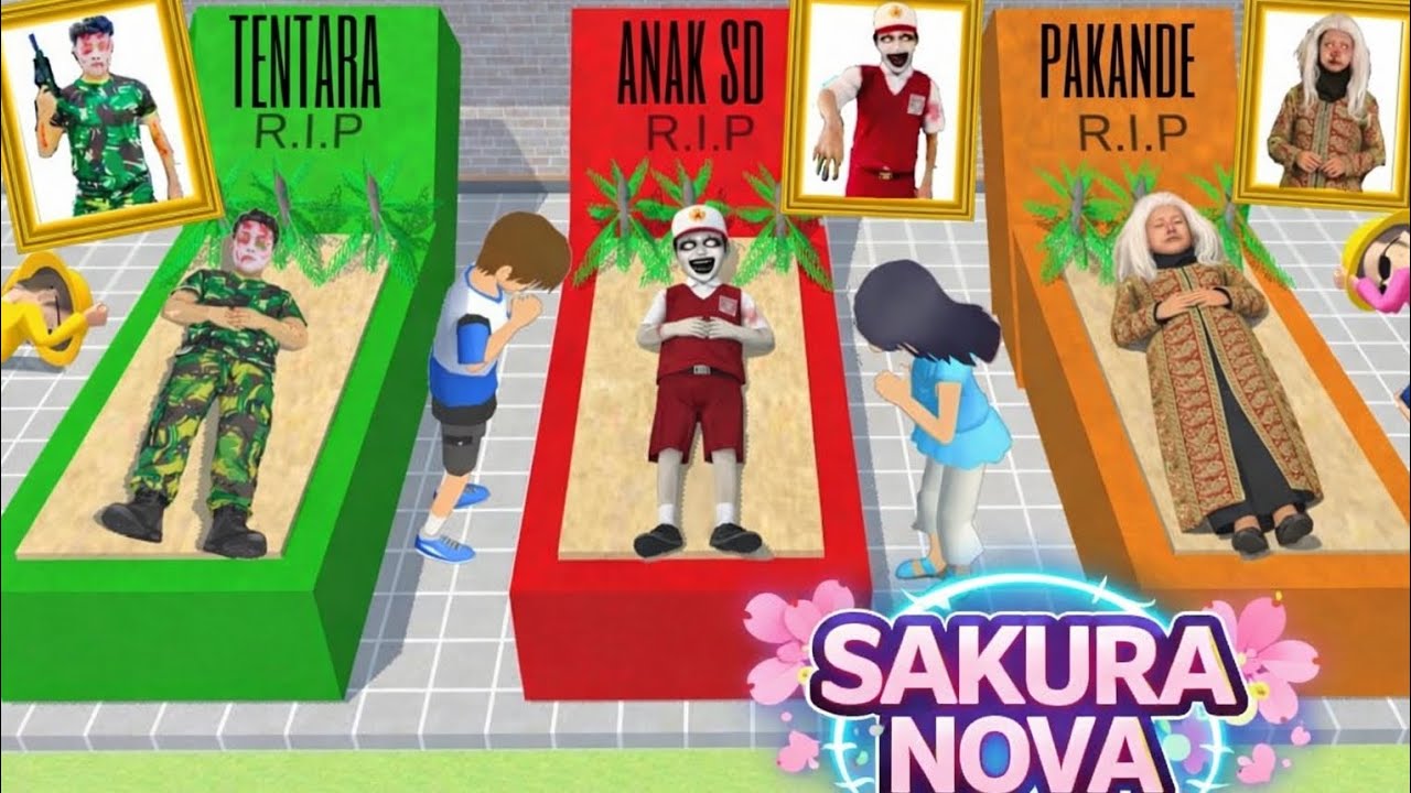 yuta mio panik kuburan an4k SD tentara nenek pakande ada di rumah yuta | SAKURA SCHOOL SIMULATOR🫡