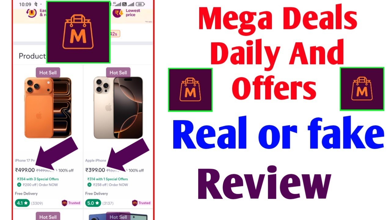 Mega deals daily and offers app real or fake
