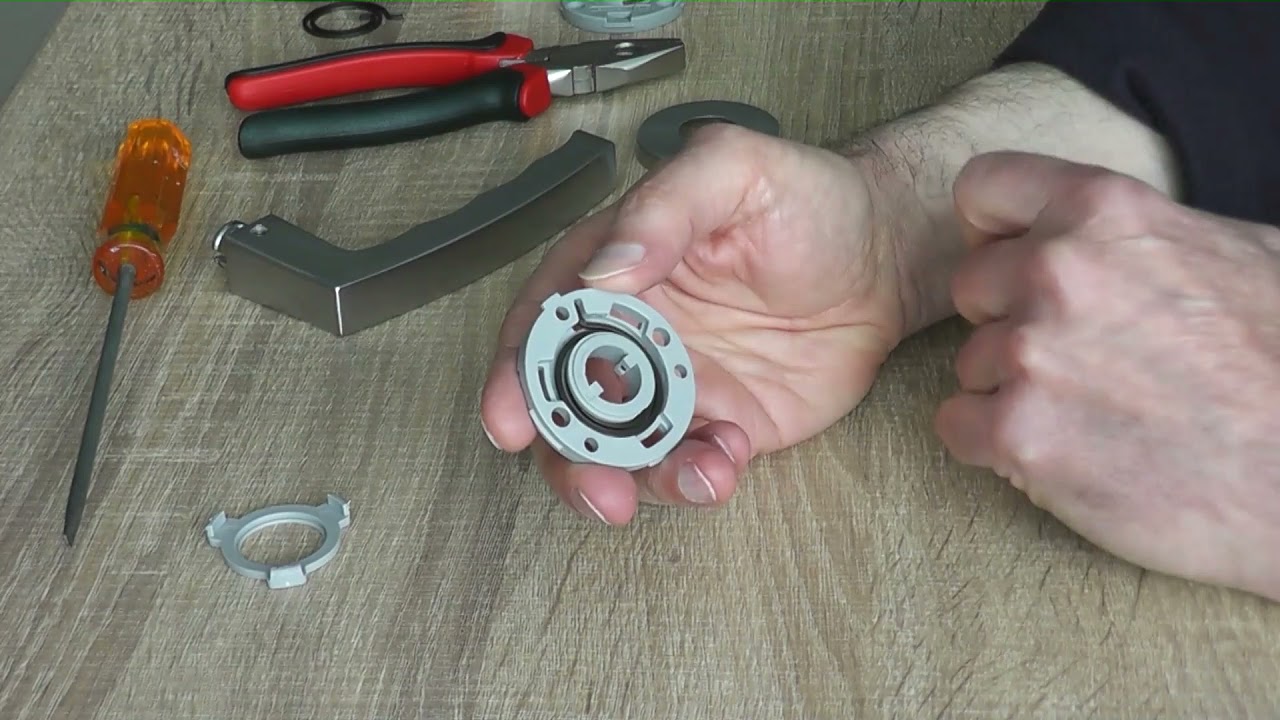 How to replace the spring in a dnd Martinelli Lever-on-Rose Door Handle