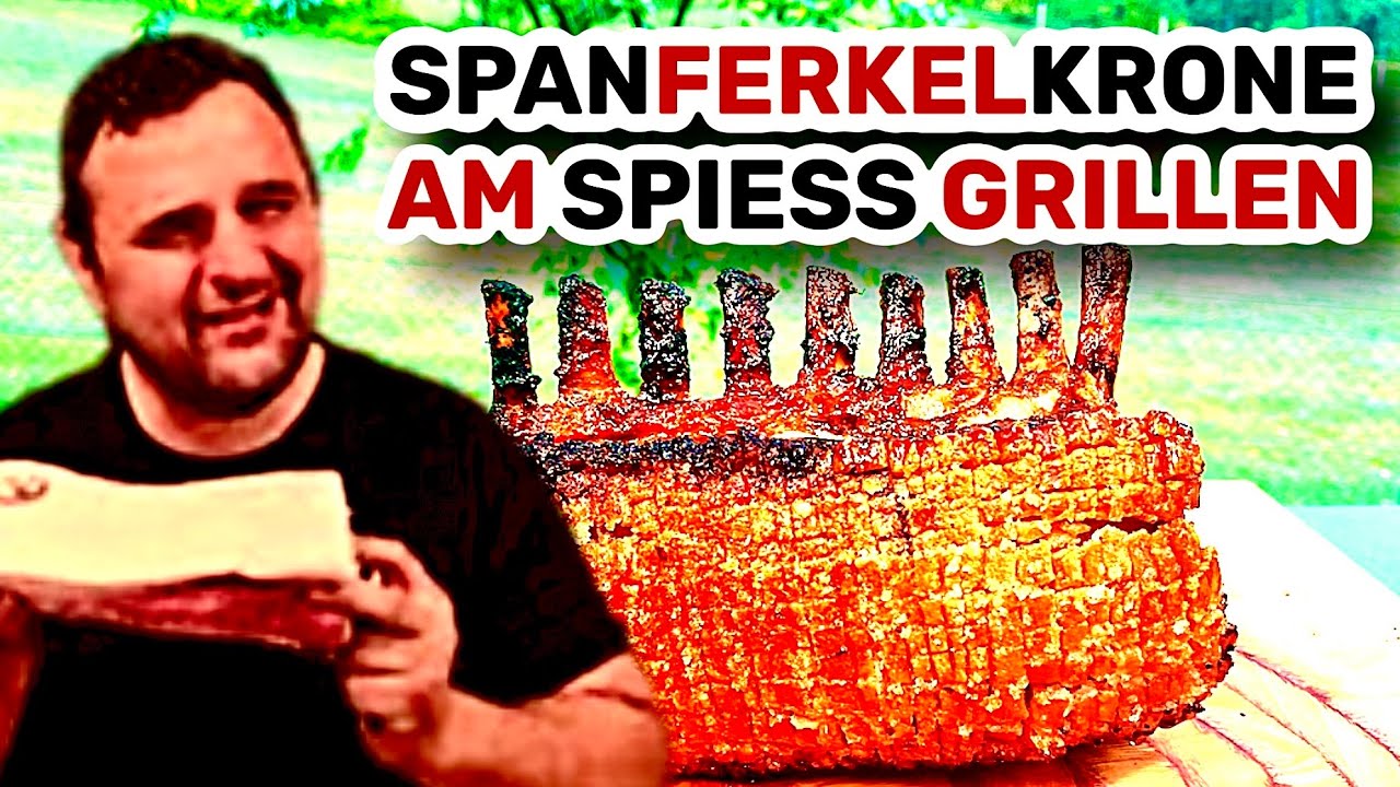 XXL BRATEN FÜR KLEINES GELD! SO GRILLST DU SPANFERKEL KRONE!!!  — Klaus grillt