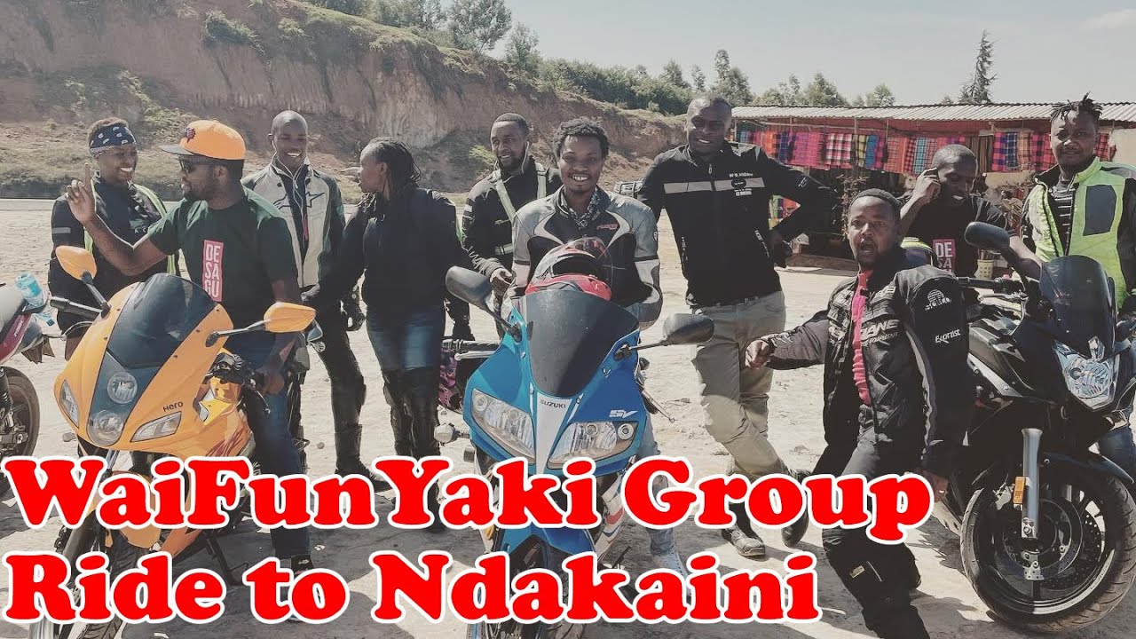 WaiFunYaki Motorcycle Riders Group Ride to Ndakaini
