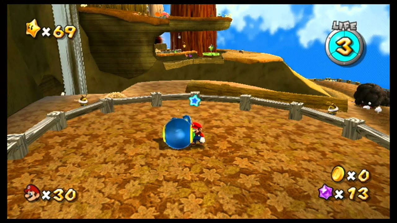 71. [60 FPS] The Bell on the Big Tree - Gold Leaf Galaxy - Super Mario Galaxy