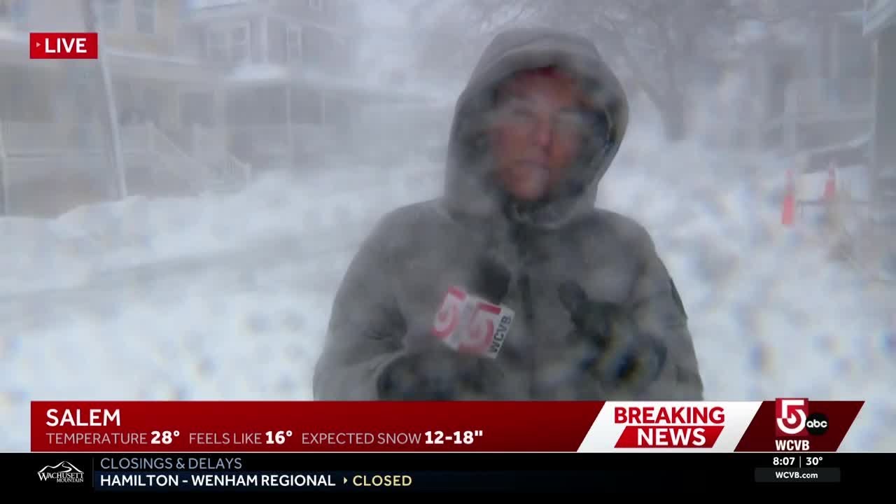Snow piles up on North Shore