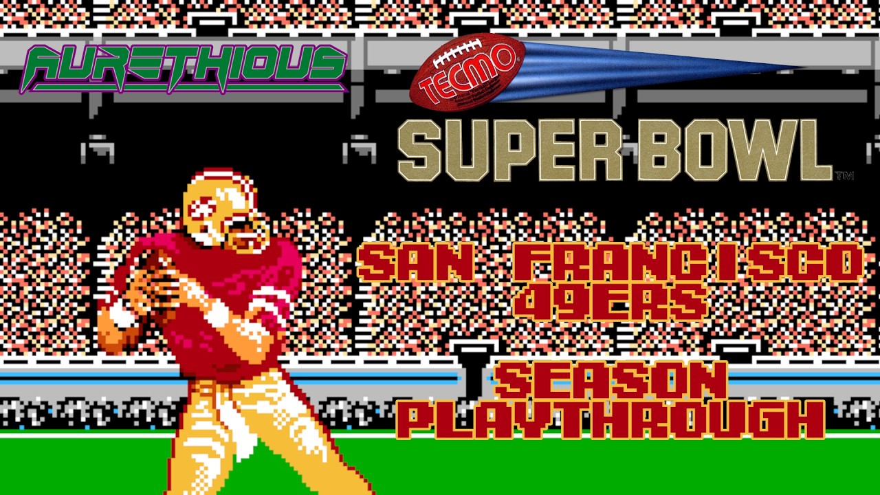 Tecmo Super Bowl (NES) - San Francisco 49ers Full Season Playthrough