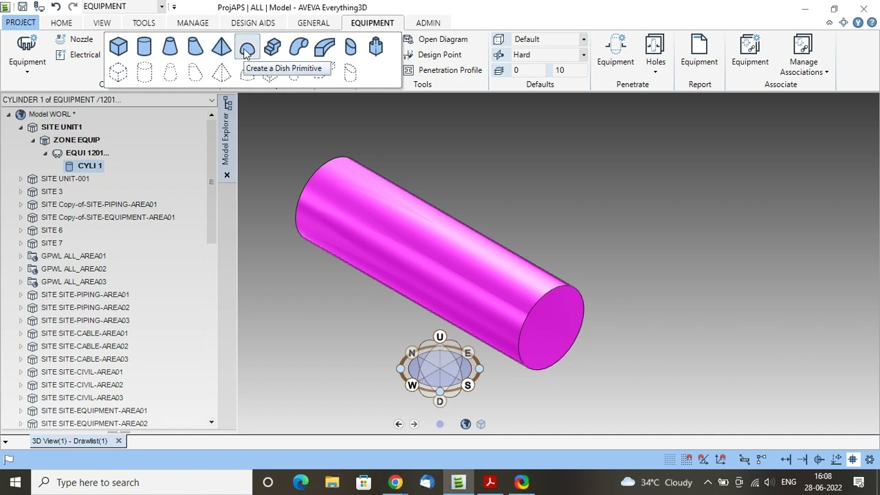 Complete Introduction for E3D and Equipment model
