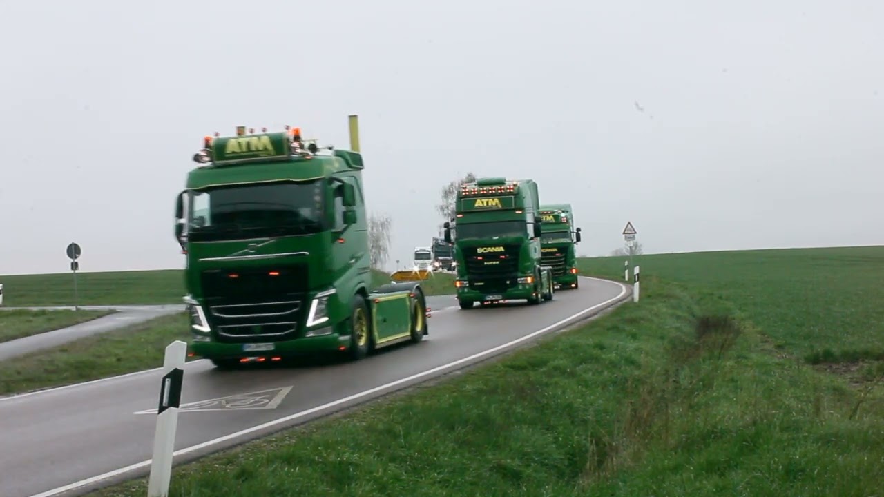 Ausfahrt 4. Münchhofer Truckertreffen 2023 by Timo Mücke
