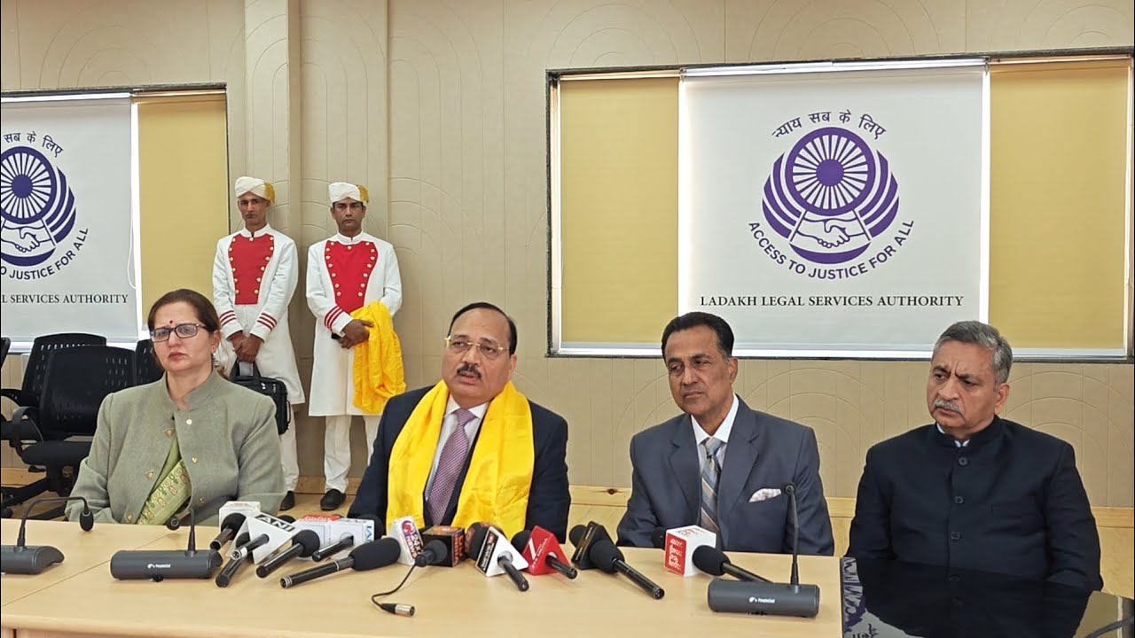 CJI Surya Kant Inaugurated District Court Complex, Legal Services Authority Building in Leh