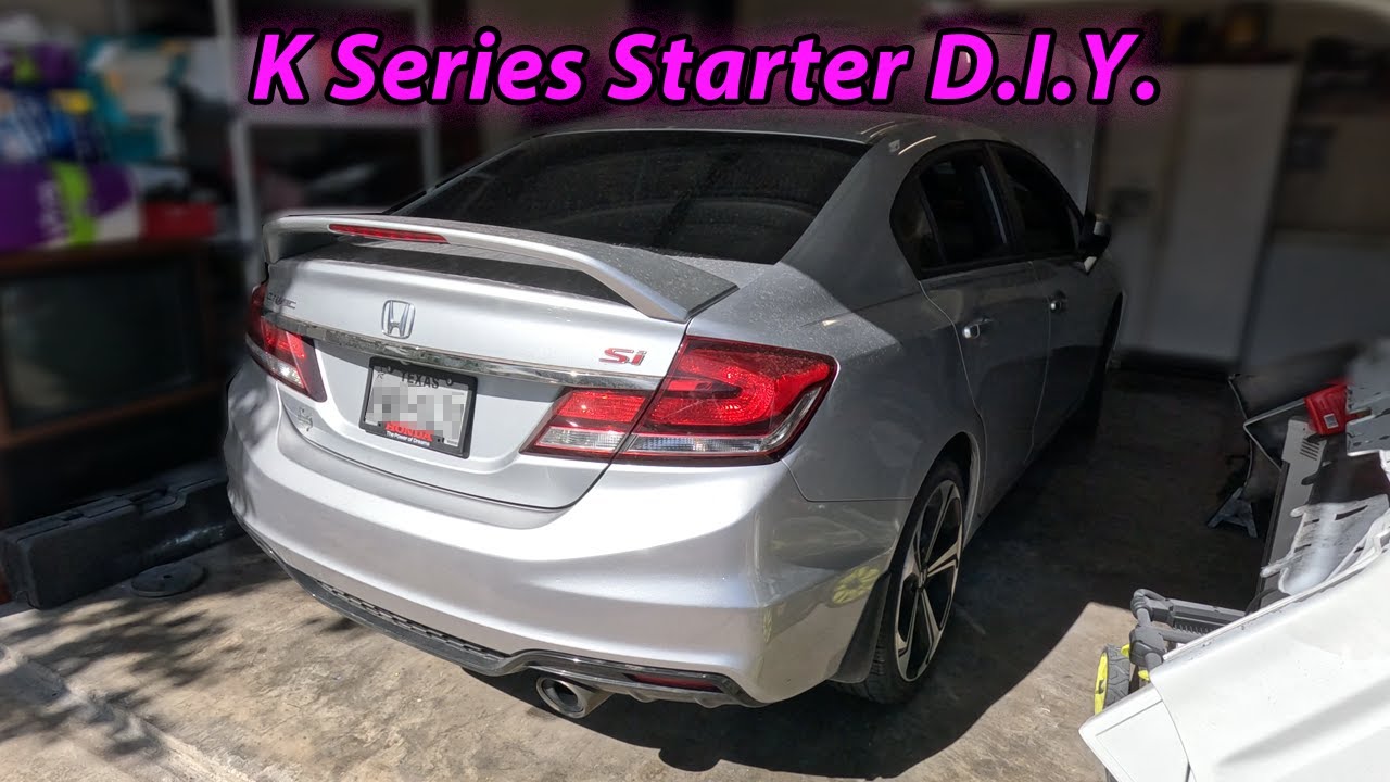 2015 Honda Civic Si Starter DIY  + RSX Wind Deflector Install