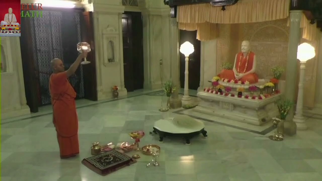 Sri Ramakrishna Sandhya Aarti at Belur Math