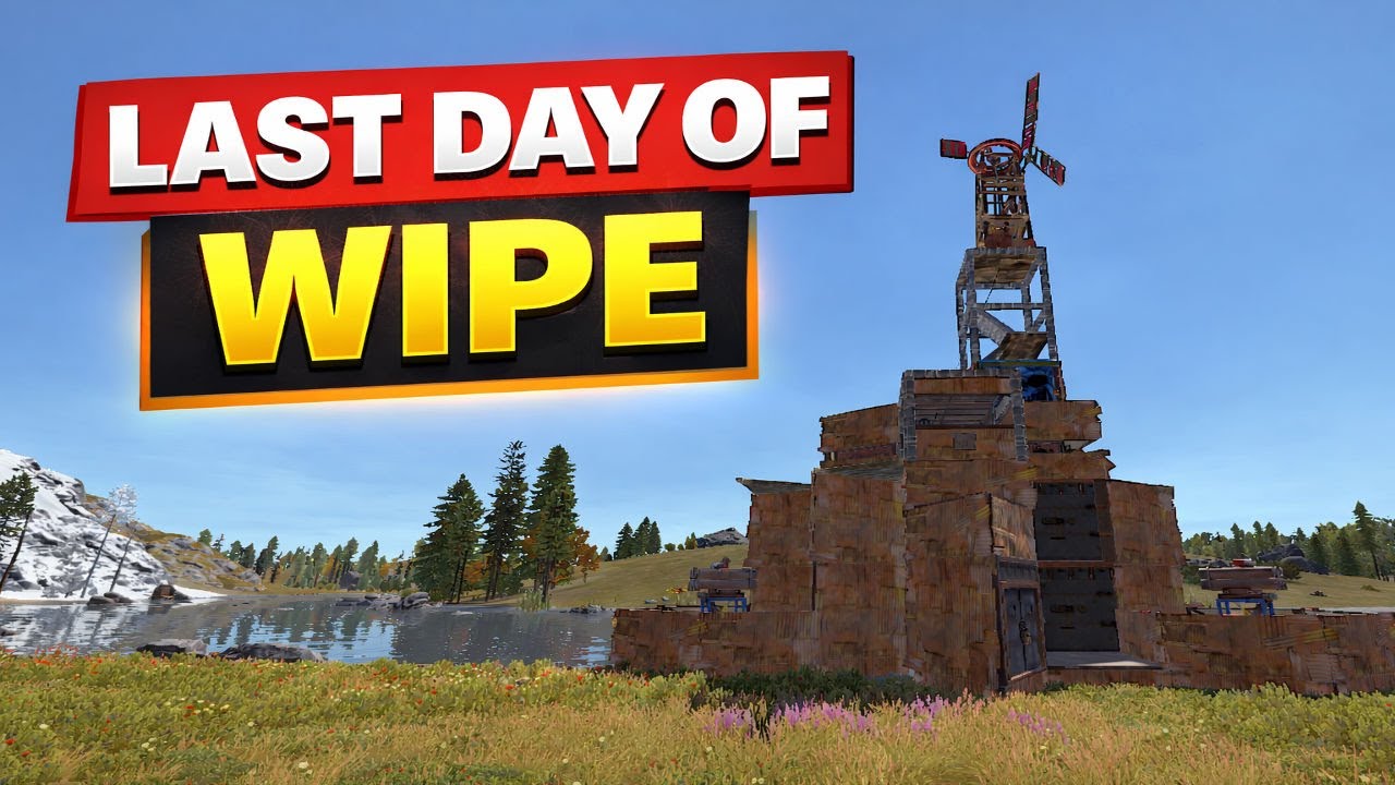 LAST DAY OF WIPE Road To 200 Subs #Rust #PVP #Ruztie