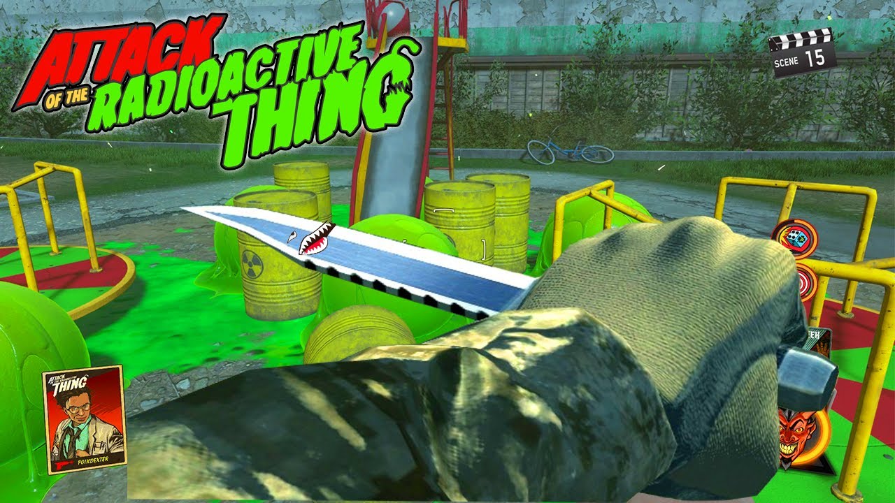 NEW SHARK KNIFE, MIND CONTROL GUN, & EASTER EGG! - ATTACK OF THE RADIOACTIVE THING