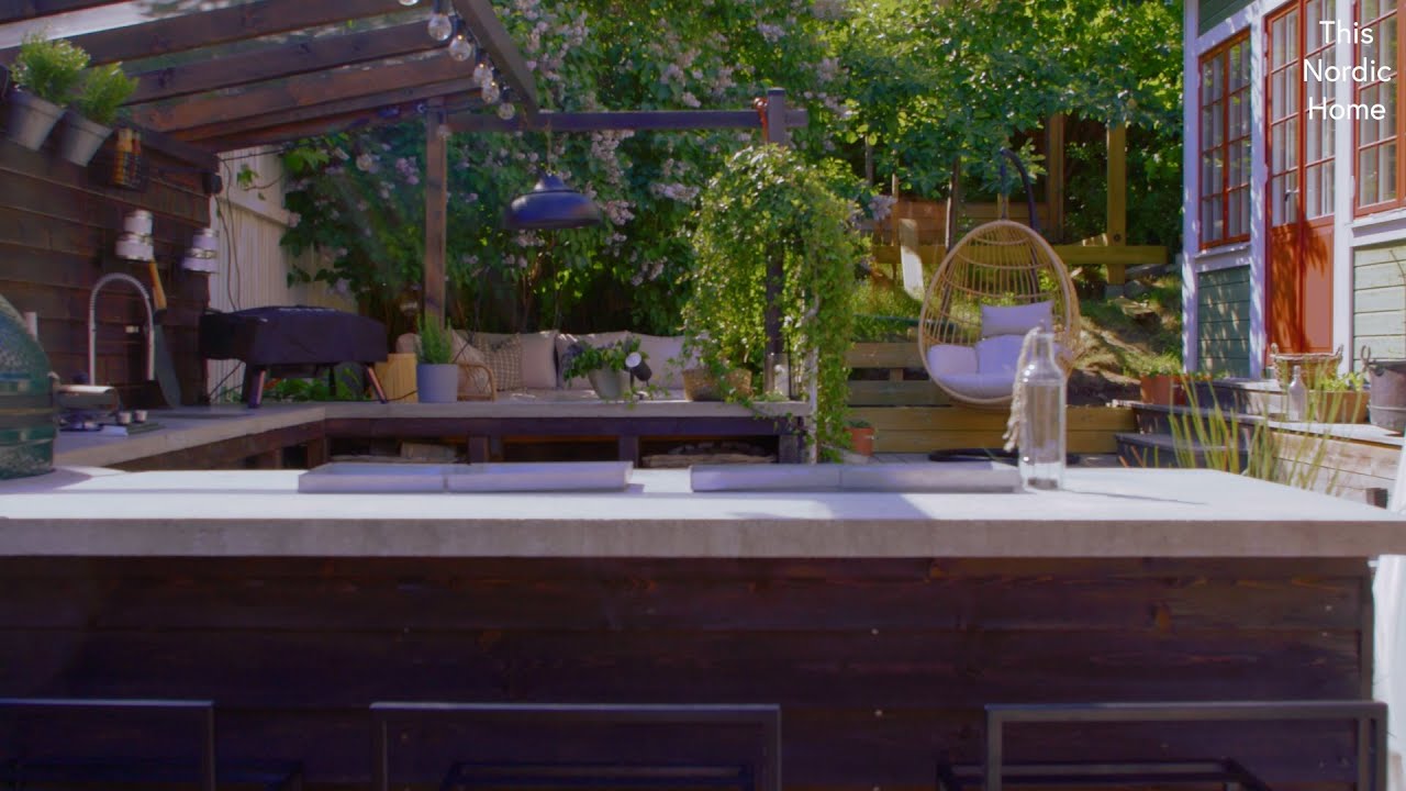Inspiring Scandinavian Outdoor Kitchen
