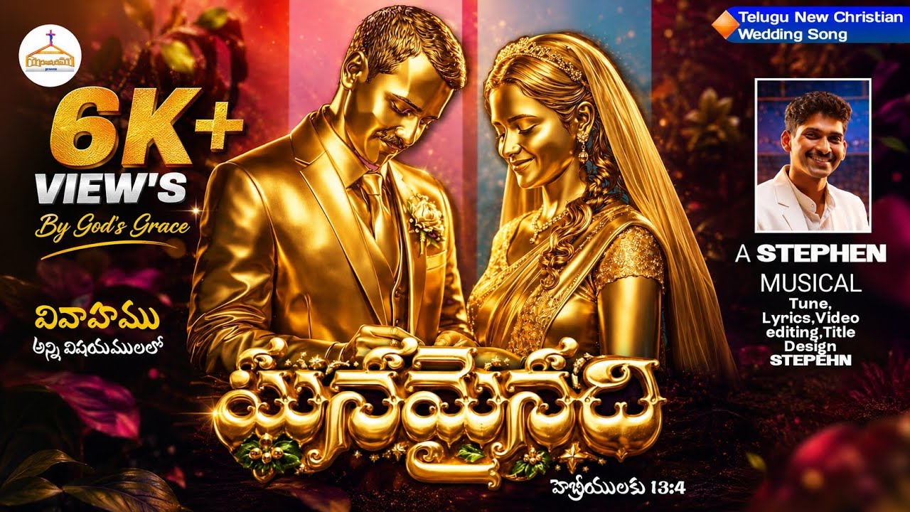 GHANAMAINADHI|TELUGU CHRISTIAN MARRIAGE SONG|STEPHEN|