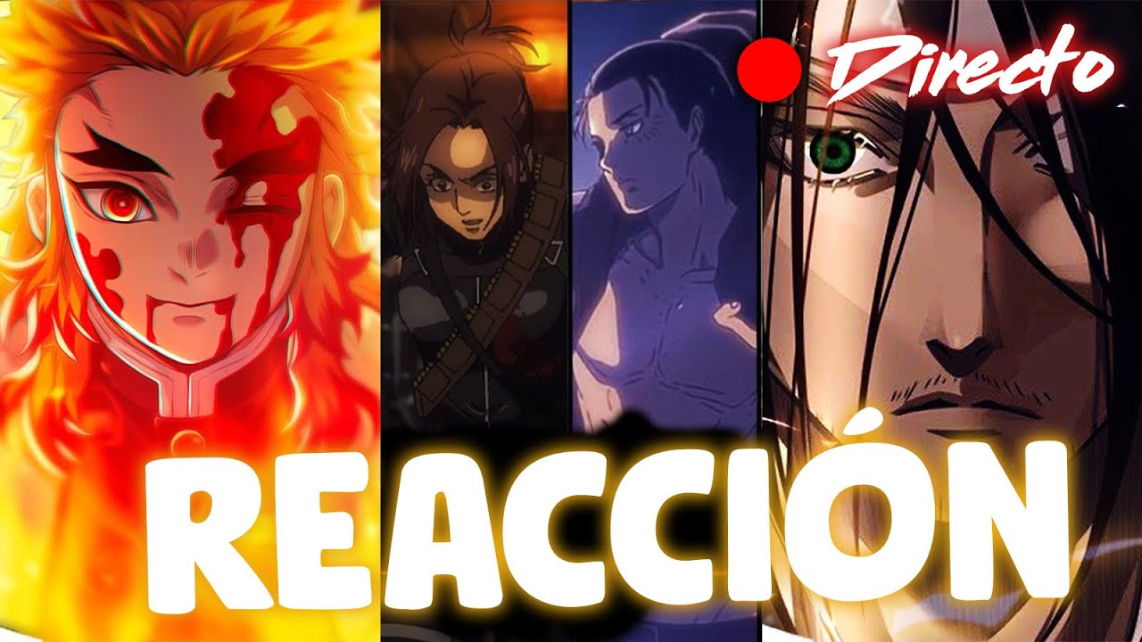 TE VERÉ DESDE LAS NUBES, FINAL DE SNK y EREN JAEGER || DarckStar || REACCIÓN *directo* - Its Aileon