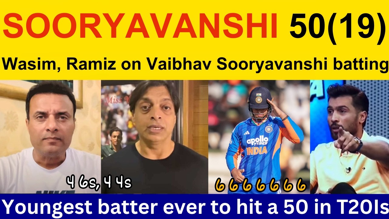Tanveer Ahmed Shocked on Vaibhav Sooryavanshi batting today ZIM | Ramiz Speaks, PAK Media reaction