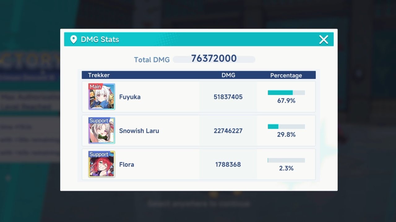 Stella Sora Battle Stage Arctic 3-4 Fuyuka Main + Team Build 