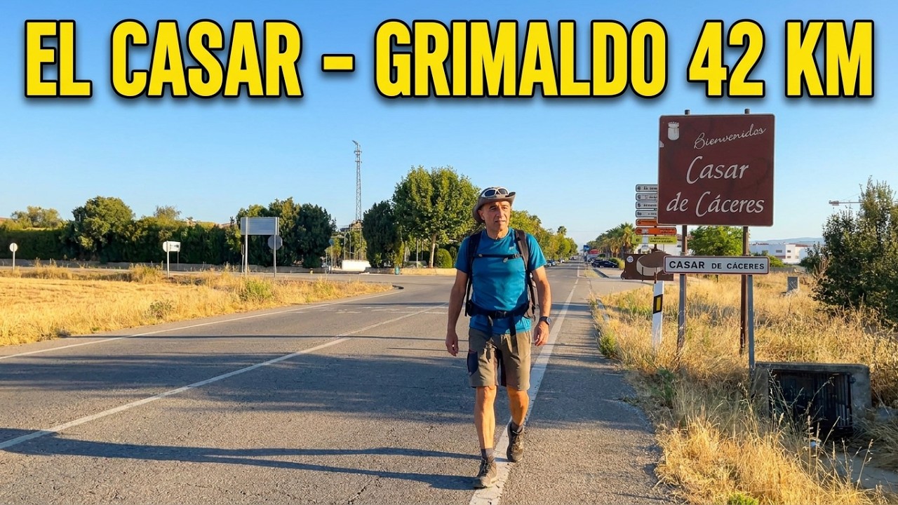 Camino Vía de la Plata Septiembre 2024 El Casar de Cáceres-Grimaldo 42 km