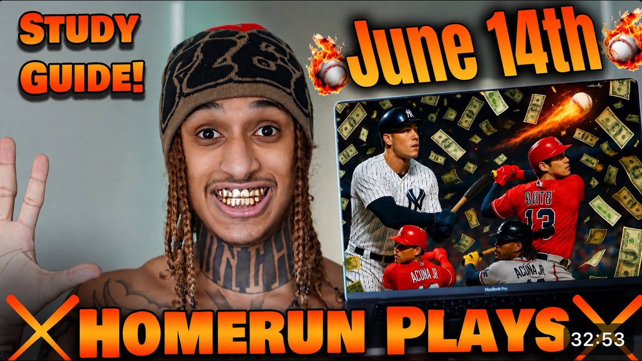 Best HOMERUN picks for June 14th 2026!